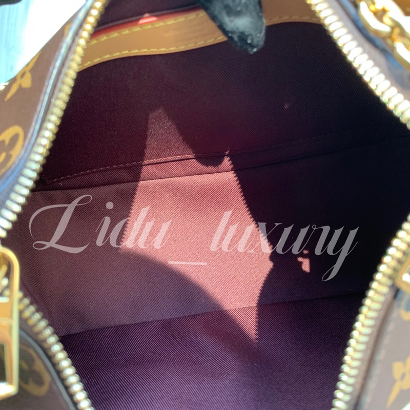 LV 路易威登 LOUIS VUITTON 字紋 BOULOGNE 牛角包 二用包 斜背包-5