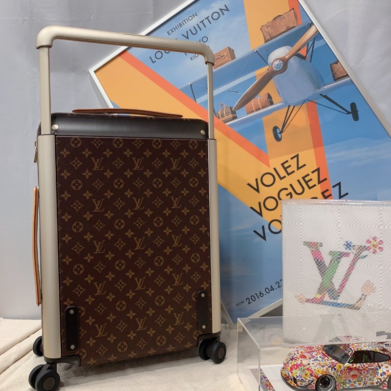 Louis Vuitton LV 字紋 Horizon 55 四輪 手提行李箱/登機箱-1