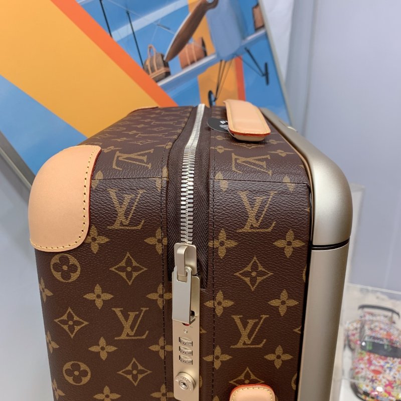 Louis Vuitton LV 字紋 Horizon 55 四輪 手提行李箱/登機箱-4