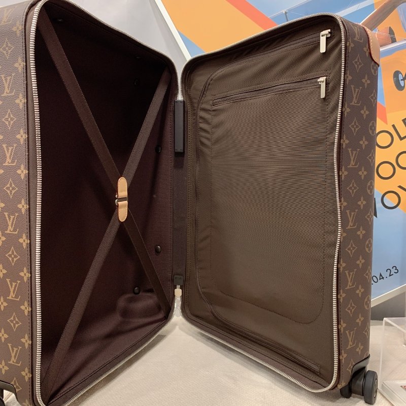 Louis Vuitton LV 字紋 Horizon 55 四輪 手提行李箱/登機箱-10
