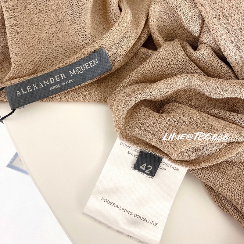 ALEXANDER MCQUEEN 假兩件雪紡背心-5