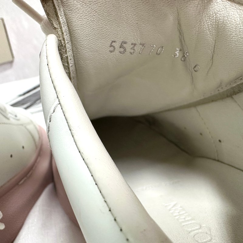 Alexander McQueen 麥昆粉底小白鞋-8