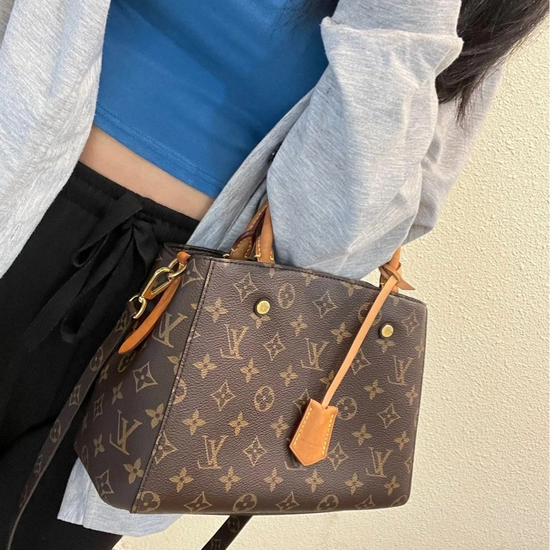 Louis Vuitton 路易威登 M41055 經典MONTAIGNE BB #蒙田包 /  #斜背包 / #肩背包-5
