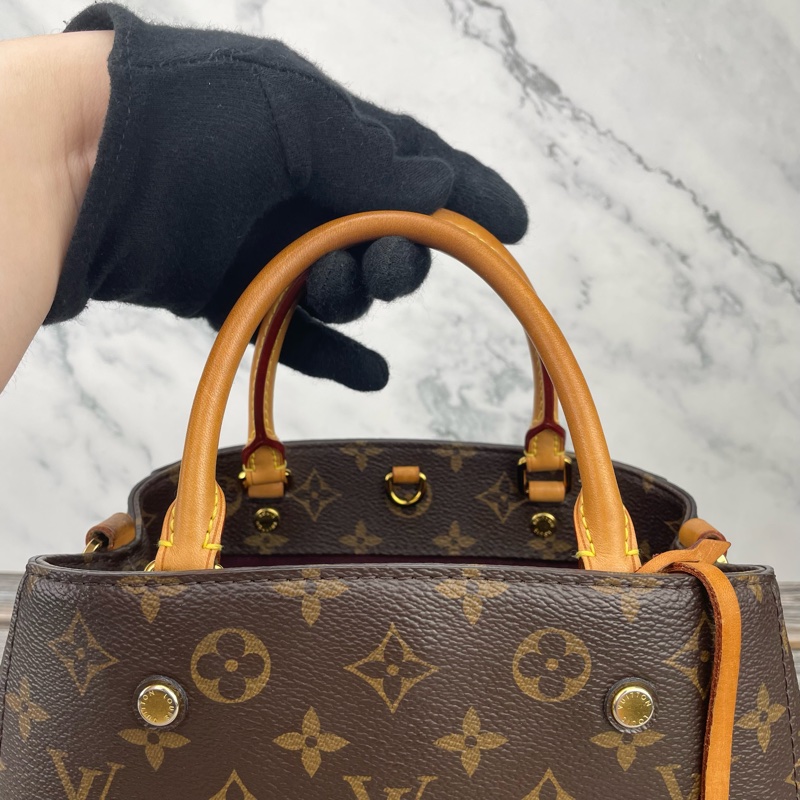 Louis Vuitton 路易威登 M41055 經典MONTAIGNE BB #蒙田包 /  #斜背包 / #肩背包-17