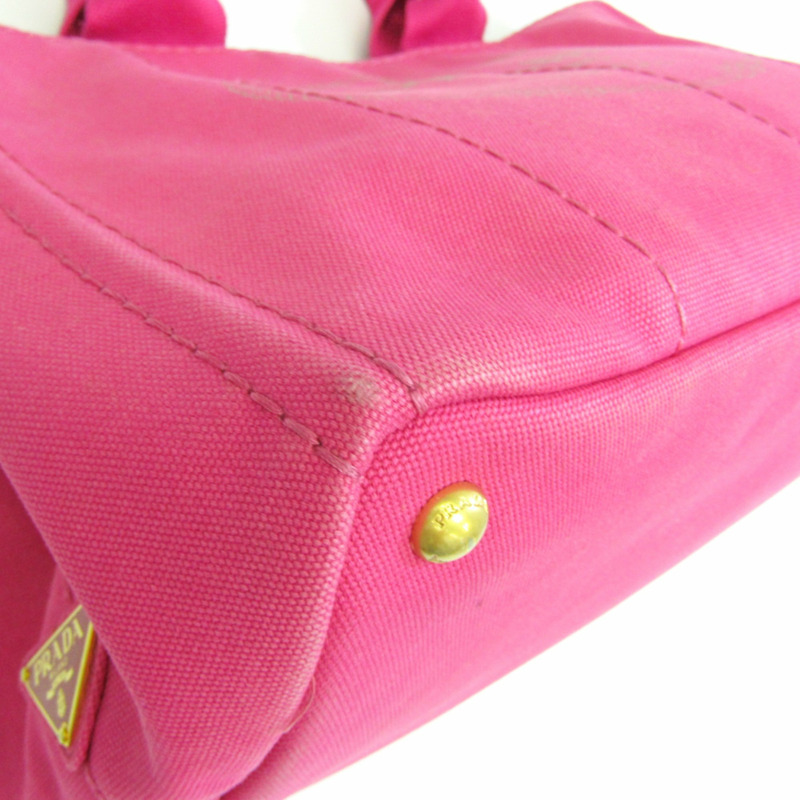 【日本直送】Prada Canapa 女士帆布托特包粉色-3