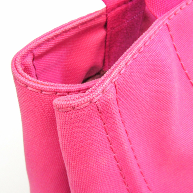 【日本直送】Prada Canapa 女士帆布托特包粉色-4