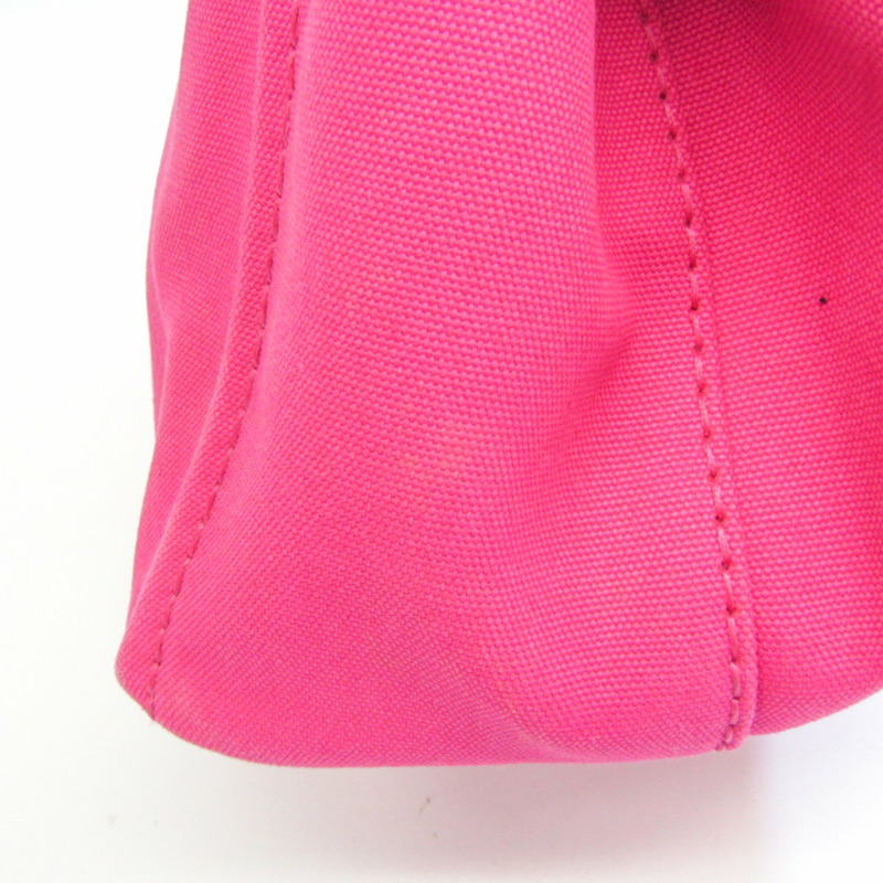 【日本直送】Prada Canapa 女士帆布托特包粉色-5