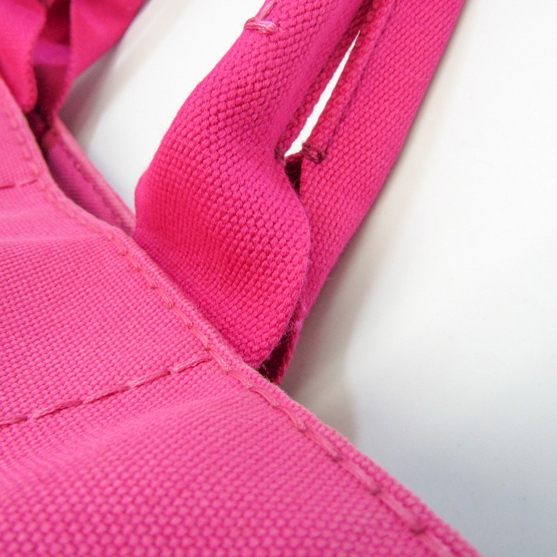 【日本直送】Prada Canapa 女士帆布托特包粉色-6