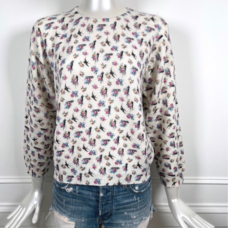PRADA花與鳥 針織毛衣-0