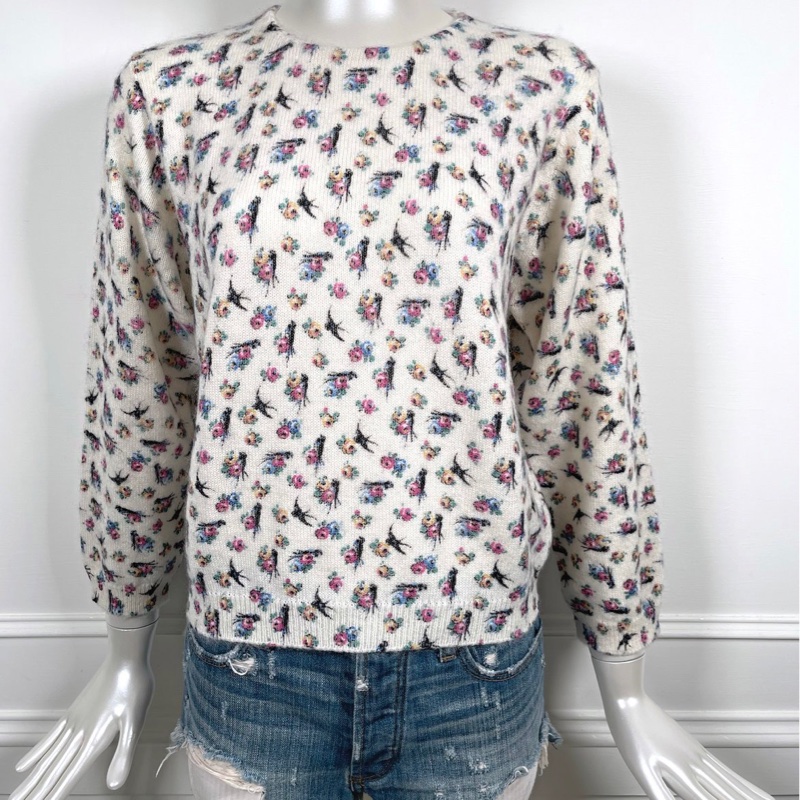 PRADA花與鳥 針織毛衣-6