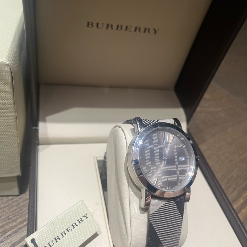 BURBERRY 經典格紋手錶-2