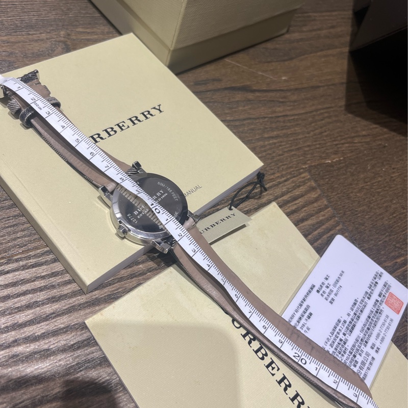 BURBERRY 經典格紋手錶-18