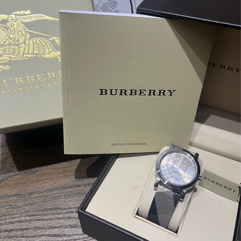 BURBERRY 經典格紋手錶-19