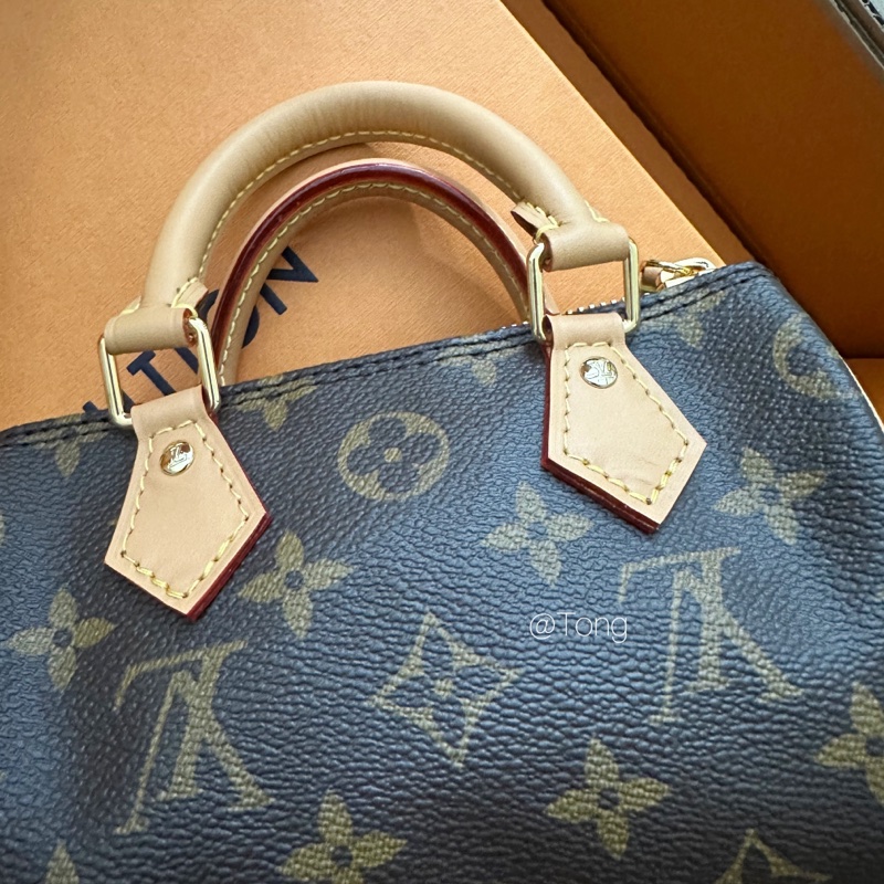 [全新現貨]LV Nano Speedy 老花款-2