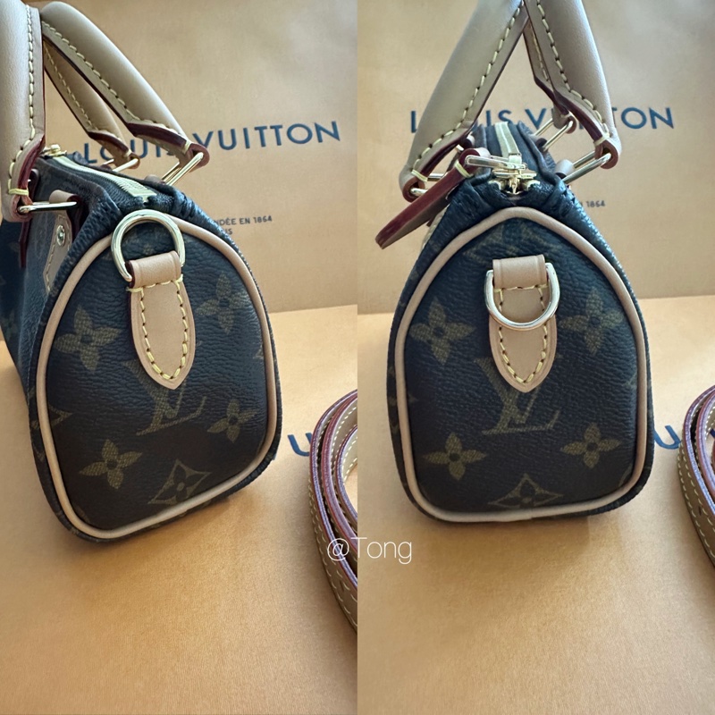 [全新現貨]LV Nano Speedy 老花款-4