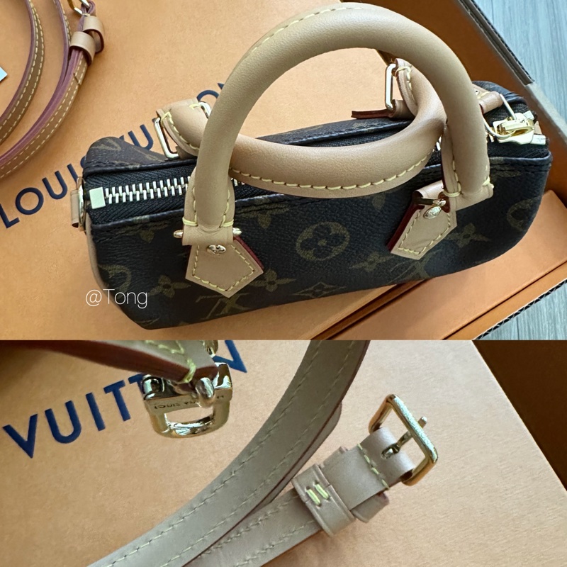 [全新現貨]LV Nano Speedy 老花款-5