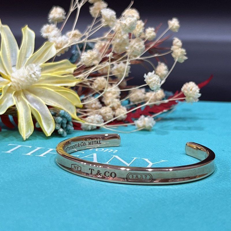 Tiffany&Co. RUBEDO 1837 C型手環/開口式手鐲/飾品-1