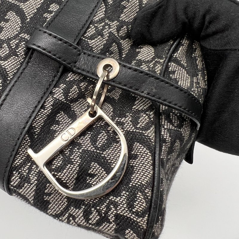 【Dior】降價 Vintage 老花波士頓手提包-4