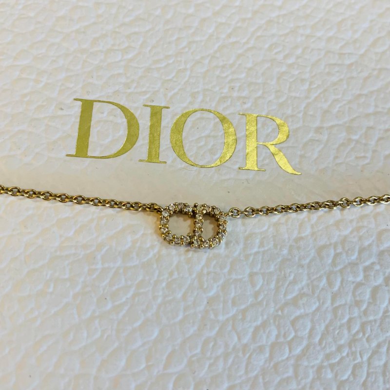 DIOR CD水鑽字母項鍊 全新商品-2