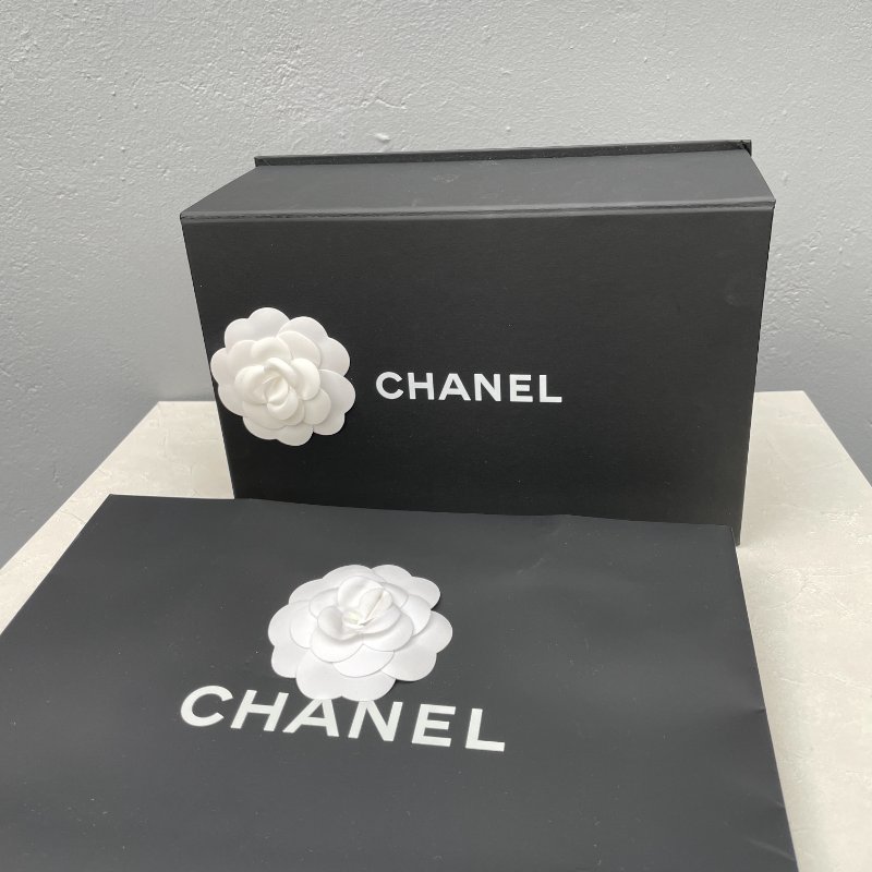 全新 CHANEL 小方胖 方胖子 限量款 霧金色金屬釦 17cm-7