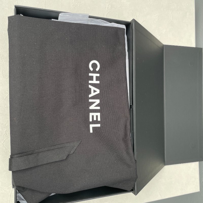 全新 CHANEL 小方胖 方胖子 限量款 霧金色金屬釦 17cm-8