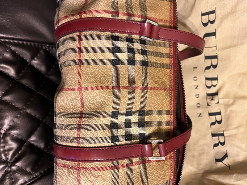 BURBERRY 戰馬經典圓桶包-9