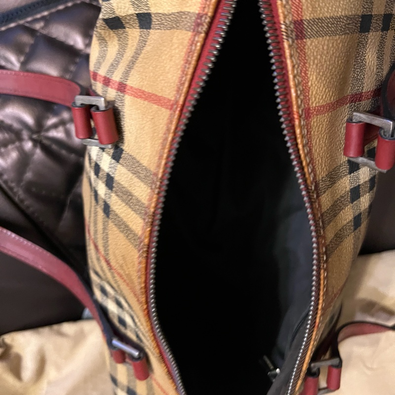 BURBERRY 戰馬經典圓桶包-12