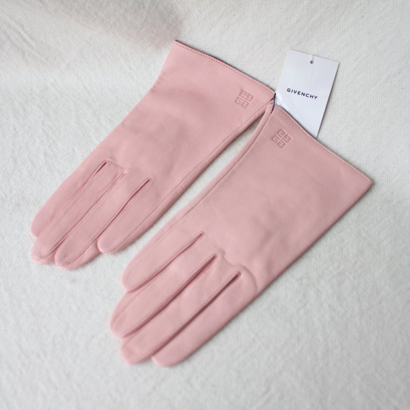 /庫存新品/Givenchy嫩粉羊皮手套-0