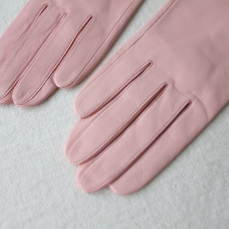 /庫存新品/Givenchy嫩粉羊皮手套-3