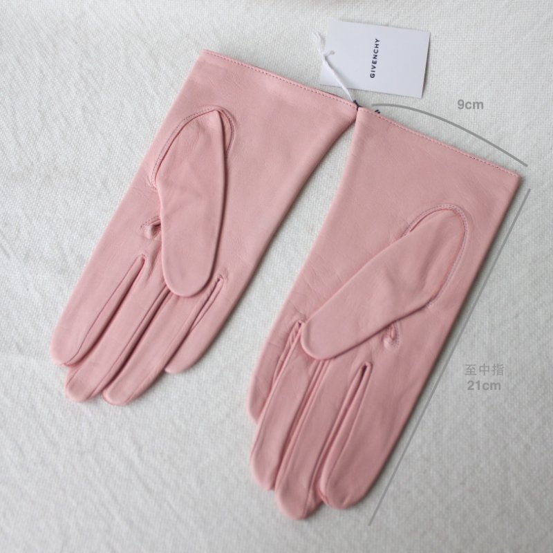 /庫存新品/Givenchy嫩粉羊皮手套-6