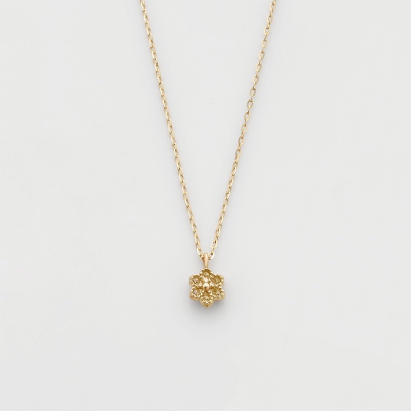 日本nojess小花項鍊🌸 k10鑽石💎-4