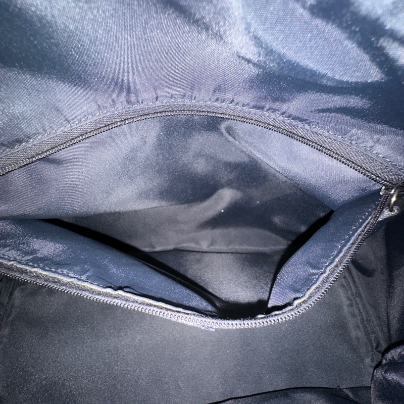 Dior 藍色 老花帆布波士頓包 35cm-6