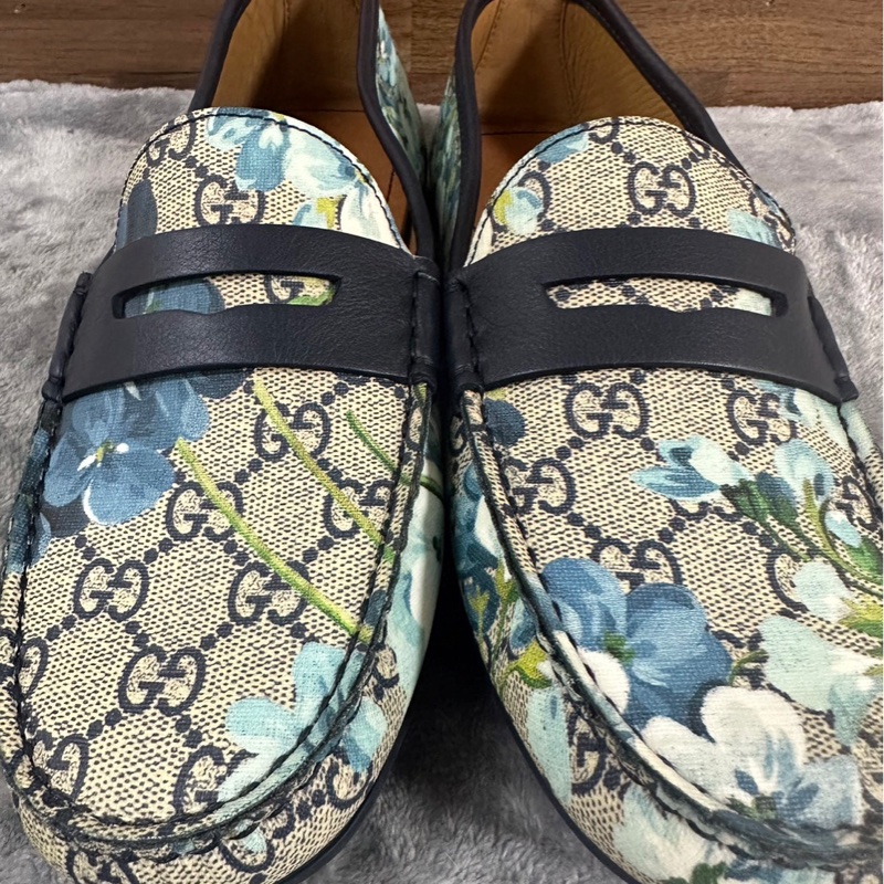 全新品Gucci經典老花平地鞋/帆布鞋/休閒鞋-0