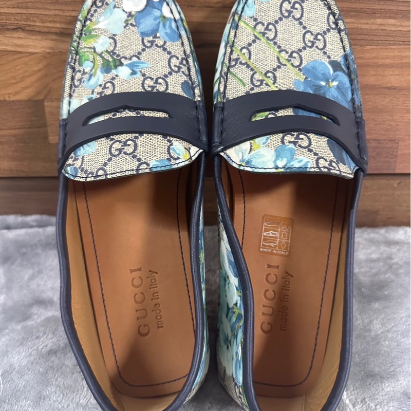 全新品Gucci經典老花平地鞋/帆布鞋/休閒鞋-2