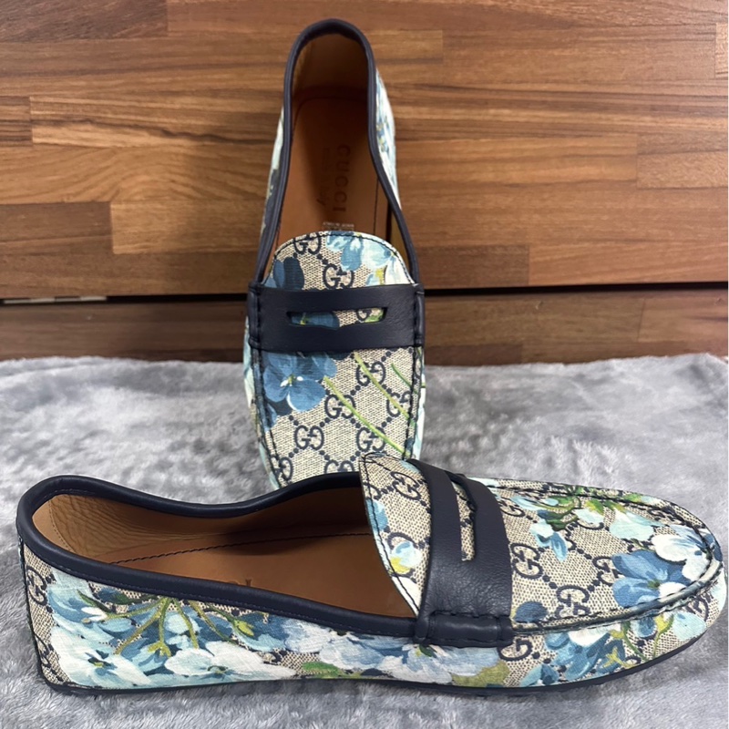 全新品Gucci經典老花平地鞋/帆布鞋/休閒鞋-3