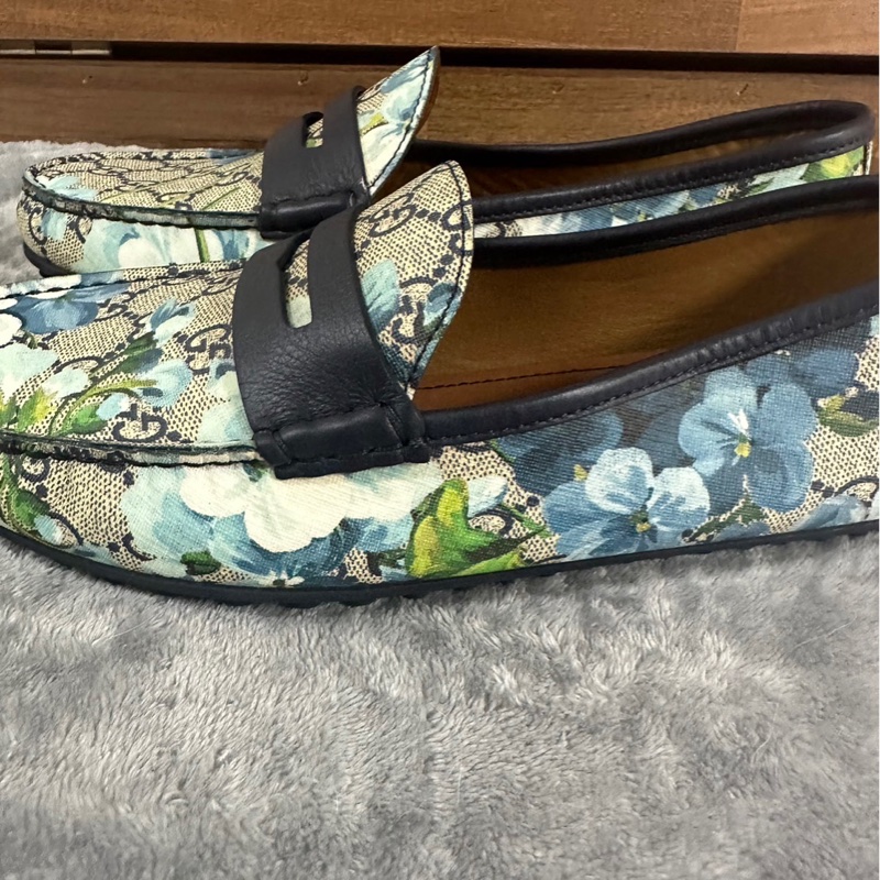 全新品Gucci經典老花平地鞋/帆布鞋/休閒鞋-6