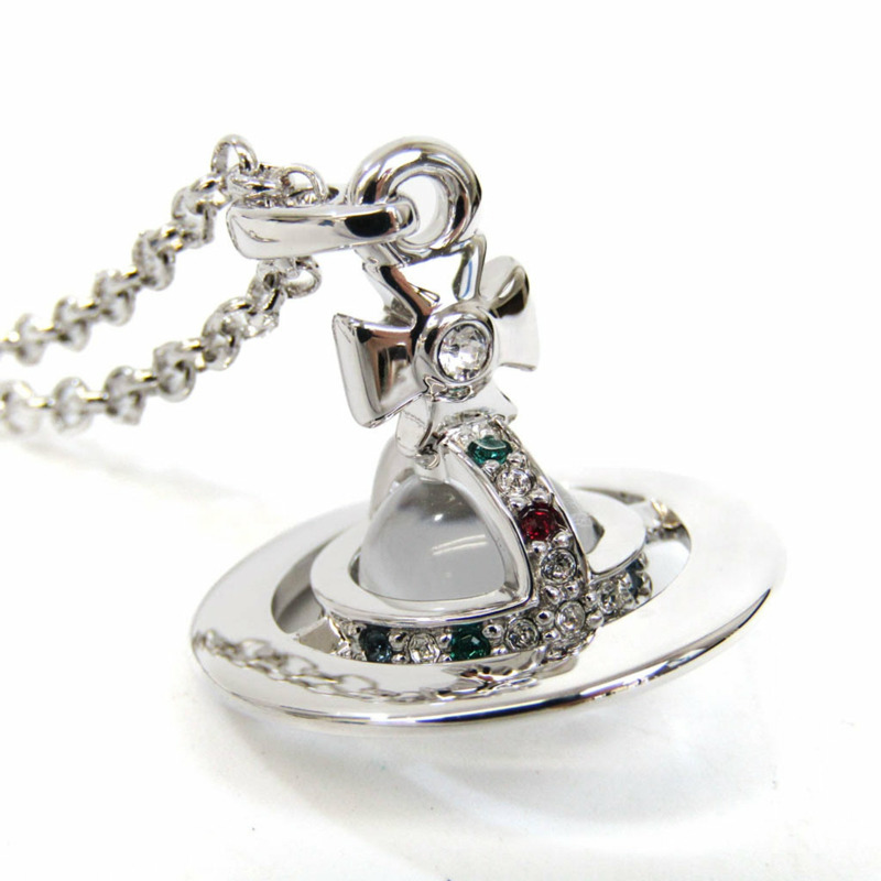 【日本直送】Vivienne Westwood Orb 金屬水鑽女士吊墜項鍊-0