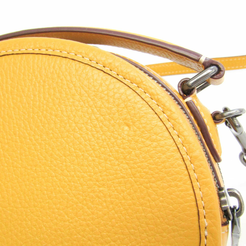 【日本直送】Coach COACH × PEANUTS CF290 女士皮革手提包,單肩包 深黃色-4