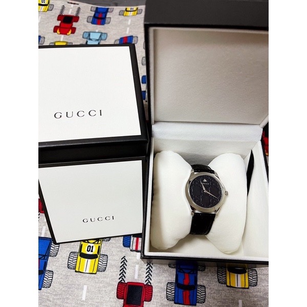Choice-全新便宜賣正品GUCCI古馳G-TIMELESS 蜜蜂手錶YA1264031黑39mm