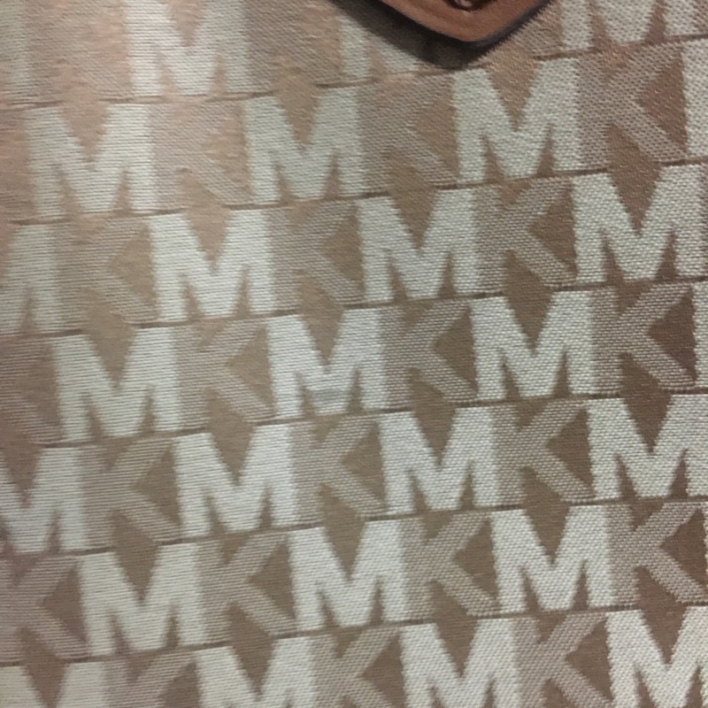 大棕色堤花布托特包-13