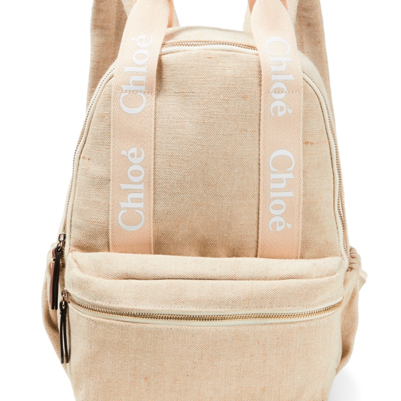 CHLOÉ KIDS Logo提花双肩包-5