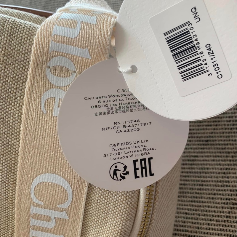 CHLOÉ KIDS Logo提花双肩包-12