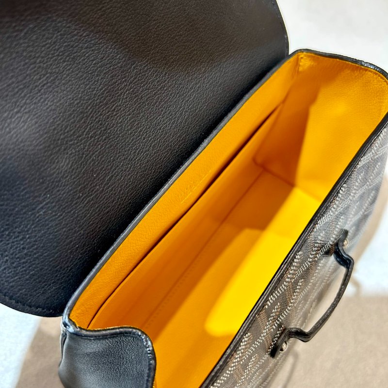 GOYARD MINI SAIGON印花縫線兩用包-5
