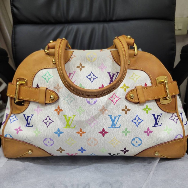LV 村上隆系列
白彩 保齡球包 M40193 CLAUDIA Multicolore-4
