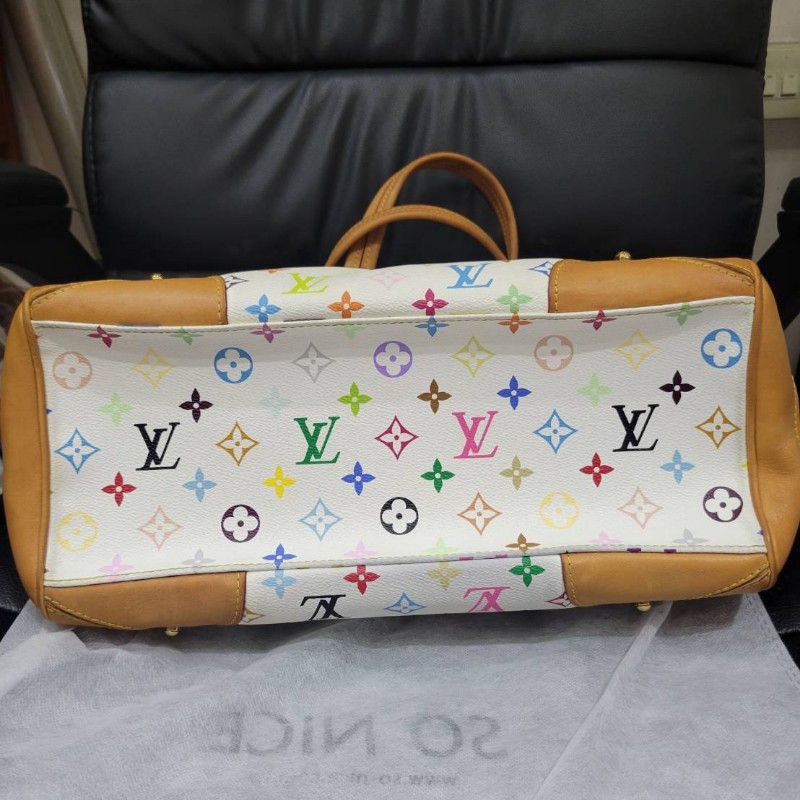 LV 村上隆系列
白彩 保齡球包 M40193 CLAUDIA Multicolore-8