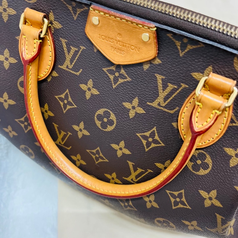 Lv Turenne MM 經典老花手提/ 斜背兩用包-14