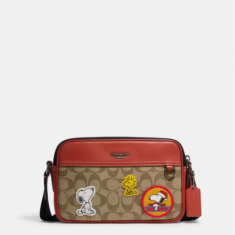 Coach史努比聯名相機包-0