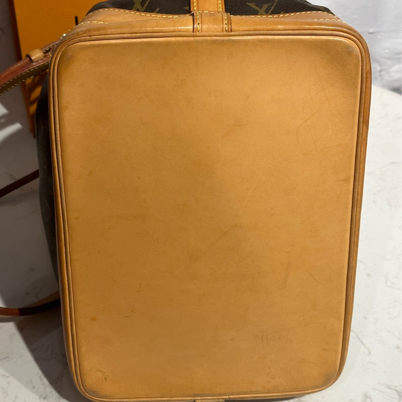 Louis Vuitton 原花 LV 大水桶包 NOE 斜背包 肩背包M42224-11