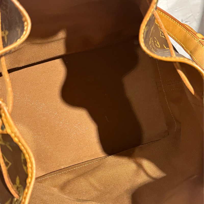 Louis Vuitton 原花 LV 大水桶包 NOE 斜背包 肩背包M42224-12