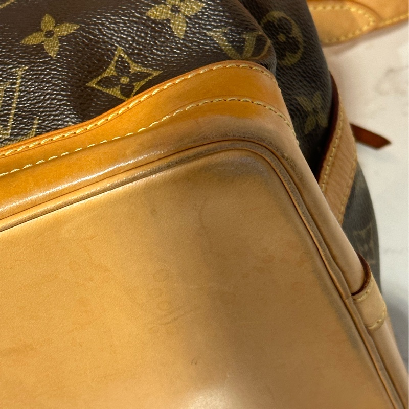 Louis Vuitton 原花 LV 大水桶包 NOE 斜背包 肩背包M42224-18